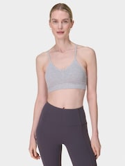 Sweaty Betty Grey Soft Ribbed Bra - Image 6 of 7