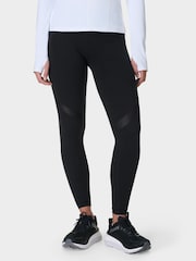 Sweaty Betty Black Power Perforated Mesh Workout Leggings - Image 1 of 9