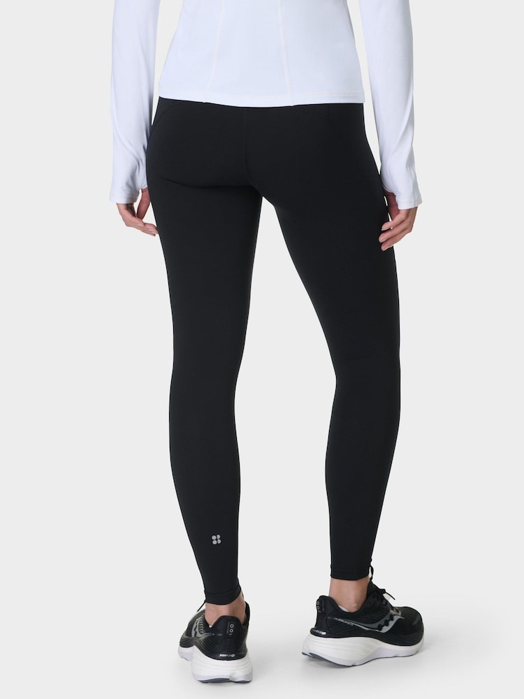 Sweaty Betty Black Power Perforated Mesh Workout Leggings - Image 2 of 9