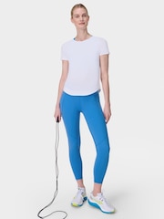 Sweaty Betty Light Blue 7/8 Length Power Workout Leggings - Image 8 of 9