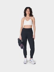 Sweaty Betty White Soft Ribbed Bra - Image 4 of 7