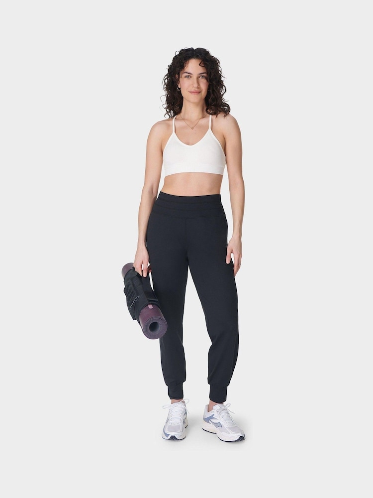 Sweaty Betty White Soft Ribbed Bra - Image 4 of 7