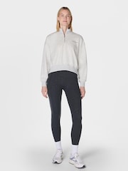 Sweaty Betty Grey Full Length Power Embossed Workout Leggings - Image 4 of 8