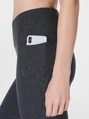 Sweaty Betty Grey Full Length Power Embossed Workout Leggings - Image 5 of 8