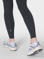 Sweaty Betty Grey Full Length Power Embossed Workout Leggings - Image 7 of 8