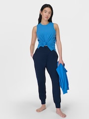 Sweaty Betty Blue Soft Flow Studio Tank - Image 4 of 6
