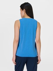 Sweaty Betty Blue Soft Flow Studio Tank - Image 5 of 6