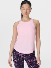 Sweaty Betty Pink Breathe Easy Run Tank Top - Image 1 of 6