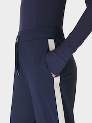 Sweaty Betty Blue Explorer Side Stripe 27" Trousers - Image 5 of 6