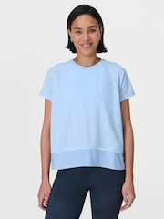 Sweaty Betty Blue Breathe Easy Flexi Train T-Shirt - Image 2 of 7