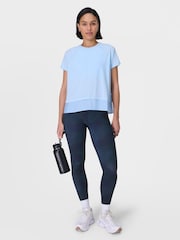 Sweaty Betty Blue Breathe Easy Flexi Train T-Shirt - Image 3 of 7
