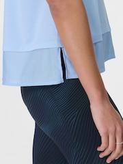 Sweaty Betty Blue Breathe Easy Flexi Train T-Shirt - Image 6 of 7