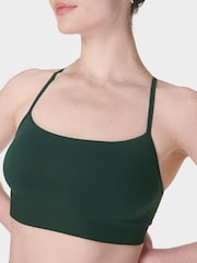 Sweaty Betty Green Spirit Restored Seamless Yoga Bra - Image 5 of 7