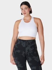 Sweaty Betty White Stamina Seamless Sports Bra - Image 1 of 7