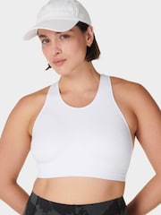 Sweaty Betty White Stamina Seamless Sports Bra - Image 4 of 7