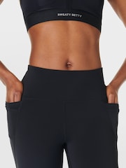Sweaty Betty Black Dark 7/8 Length Power Pro Workout Leggings - Image 5 of 9