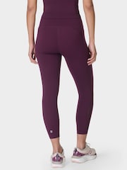 Sweaty Betty Purple 7/8 Length Power Pro Workout Leggings - Image 6 of 9