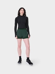 Sweaty Betty Green Tempo Run Shorts - Image 1 of 8
