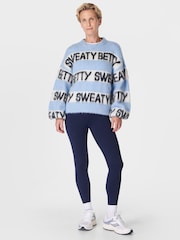 Sweaty Betty Blue Therma Boost Heat Tech Walking Leggings - Image 3 of 9
