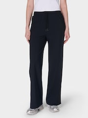 Sweaty Betty Black 30 inch inside seam Explorer Wide Leg 30" Trousers - Image 1 of 7