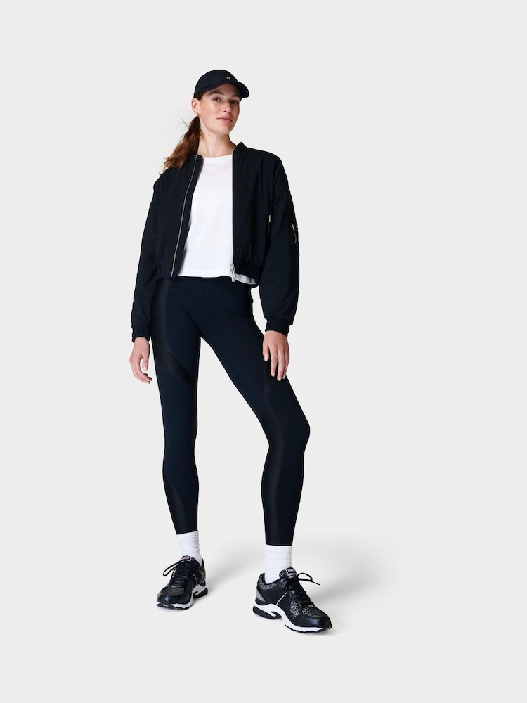 Sweaty Betty Black Explorer Bomber Jacket - Image 1 of 5