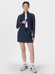Sweaty Betty Blue Anytime Explorer Zip-Up Sweat Top - Image 4 of 8