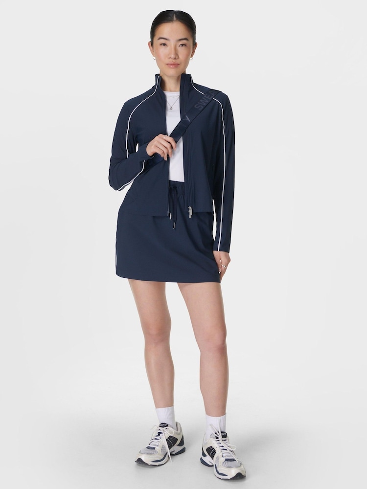 Sweaty Betty Blue Anytime Explorer Zip-Up Sweat Top - Image 4 of 8