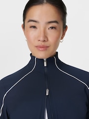 Sweaty Betty Blue Anytime Explorer Zip-Up Sweat Top - Image 5 of 8
