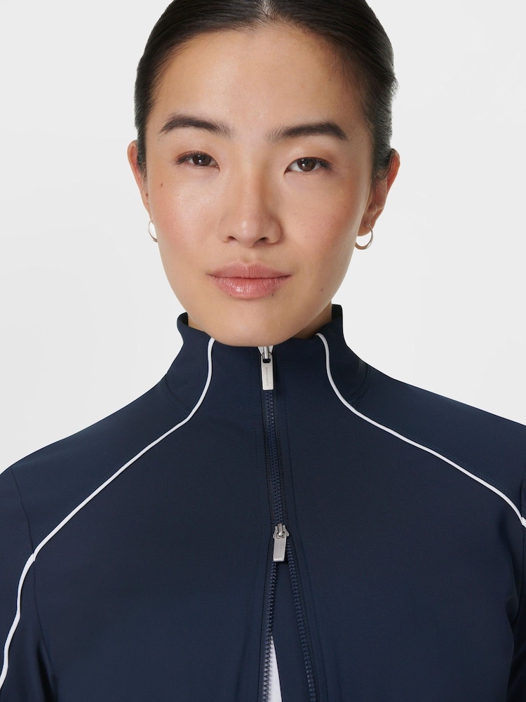Sweaty Betty Blue Anytime Explorer Zip-Up Sweat Top - Image 5 of 8