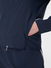 Sweaty Betty Blue Anytime Explorer Zip-Up Sweat Top - Image 7 of 8