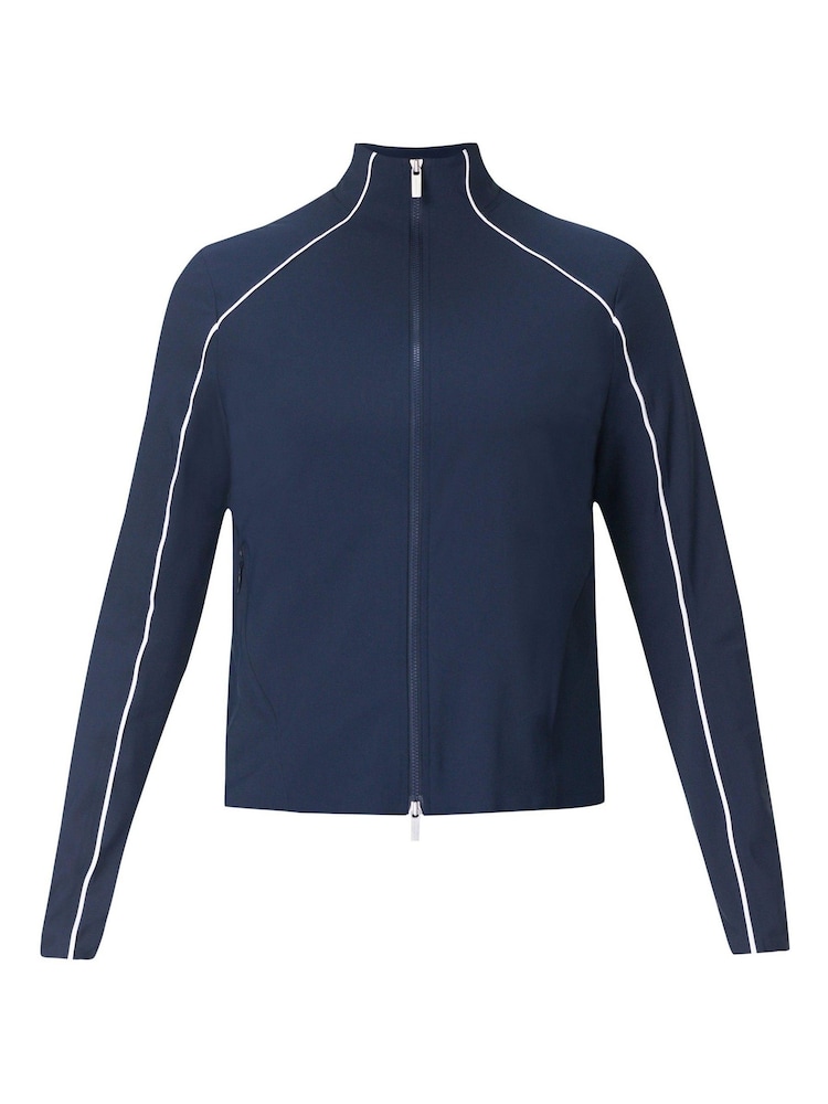Sweaty Betty Blue Anytime Explorer Zip-Up Sweat Top - Image 8 of 8