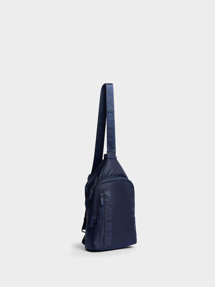 Sweaty Betty Blue Motion Sling Bag - Image 2 of 5 Sweaty Betty Blue Motion Sling Bag - Image 2 of 5