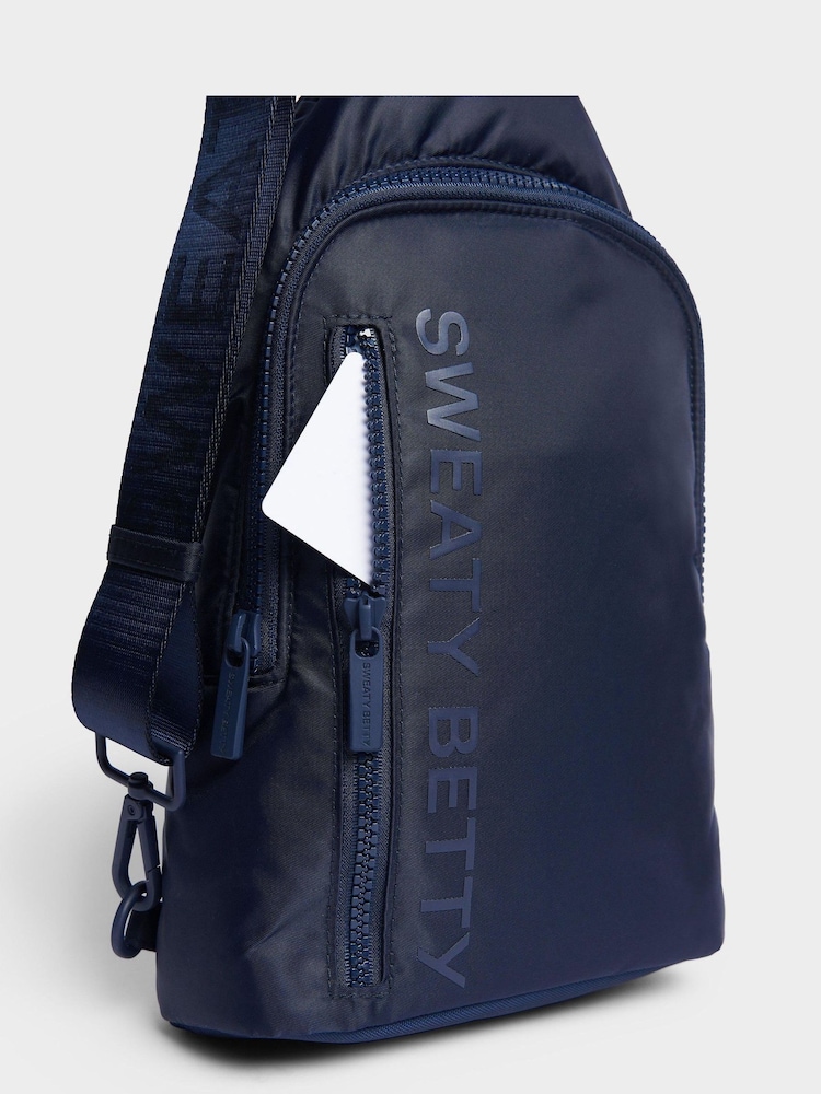 Sweaty Betty Blue Motion Sling Bag - Image 5 of 5 Sweaty Betty Blue Motion Sling Bag - Image 5 of 5