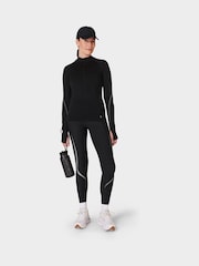 Sweaty Betty Black Infinity Merino Long Sleeve Running Top - Image 4 of 7
