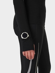 Sweaty Betty Black Infinity Merino Long Sleeve Running Top - Image 5 of 7