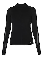 Sweaty Betty Black Infinity Merino Long Sleeve Running Top - Image 7 of 7