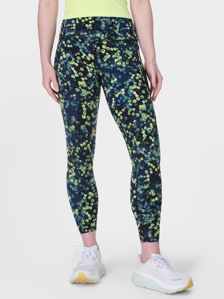 Sweaty Betty Dark Green 7/8 Length Power Workout Leggings - Image 1 of 8