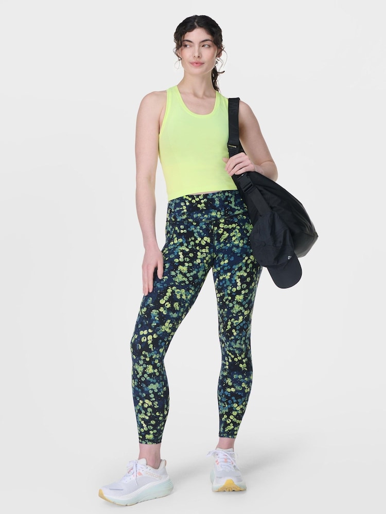 Sweaty Betty Dark Green 7/8 Length Power Workout Leggings - Image 5 of 8