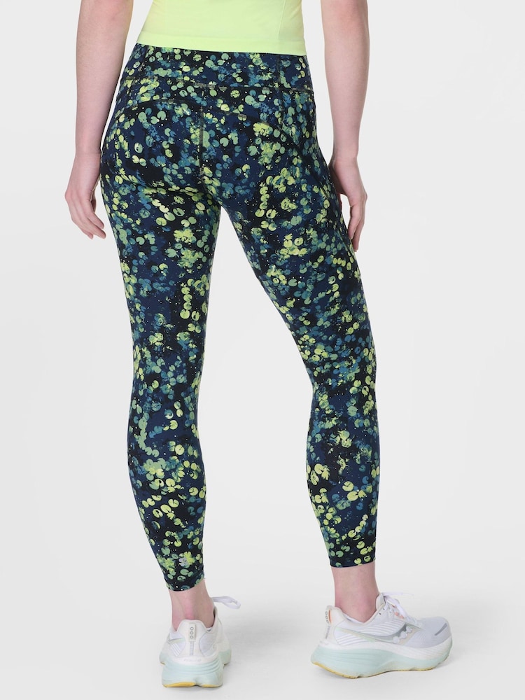 Sweaty Betty Dark Green 7/8 Length Power Workout Leggings - Image 6 of 8