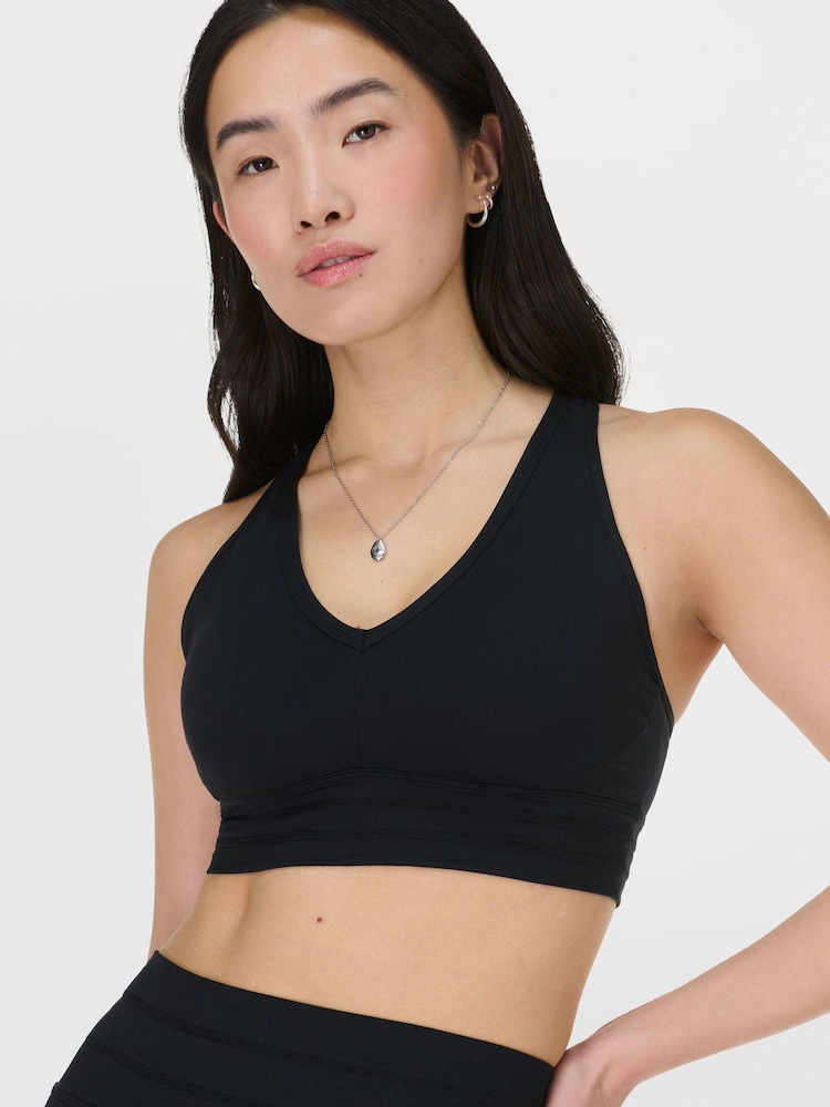 Sweaty Betty Black Gaia Yoga Bra - Image 1 of 5