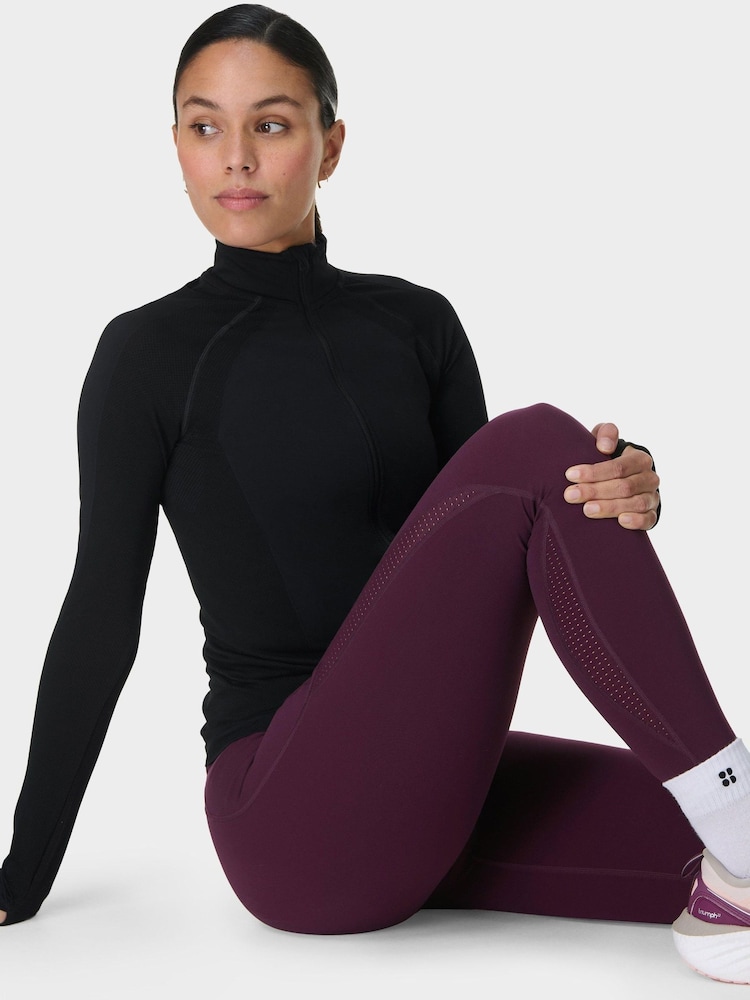Sweaty Betty Purple Full Length Power Pro Workout Leggings - Image 9 of 10