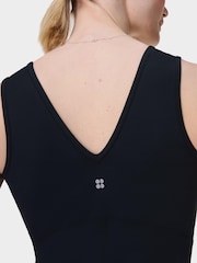 Sweaty Betty Black Gaia V-Neck Tank - Image 2 of 7