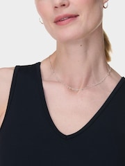 Sweaty Betty Black Gaia V-Neck Tank - Image 3 of 7
