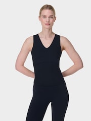 Sweaty Betty Black Gaia V-Neck Tank - Image 6 of 7
