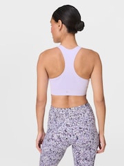 Sweaty Betty Light Purple Stamina Seamless Sports Bra - Image 2 of 7