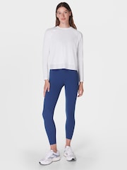 Sweaty Betty Aqua Blue Full Length Power 7/8 Workout Leggings - Image 2 of 7
