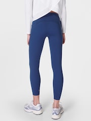 Sweaty Betty Aqua Blue Full Length Power 7/8 Workout Leggings - Image 3 of 7