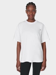 Sweaty Betty White Your Race Your Pace 100% Cotton T-Shirt - Image 1 of 6