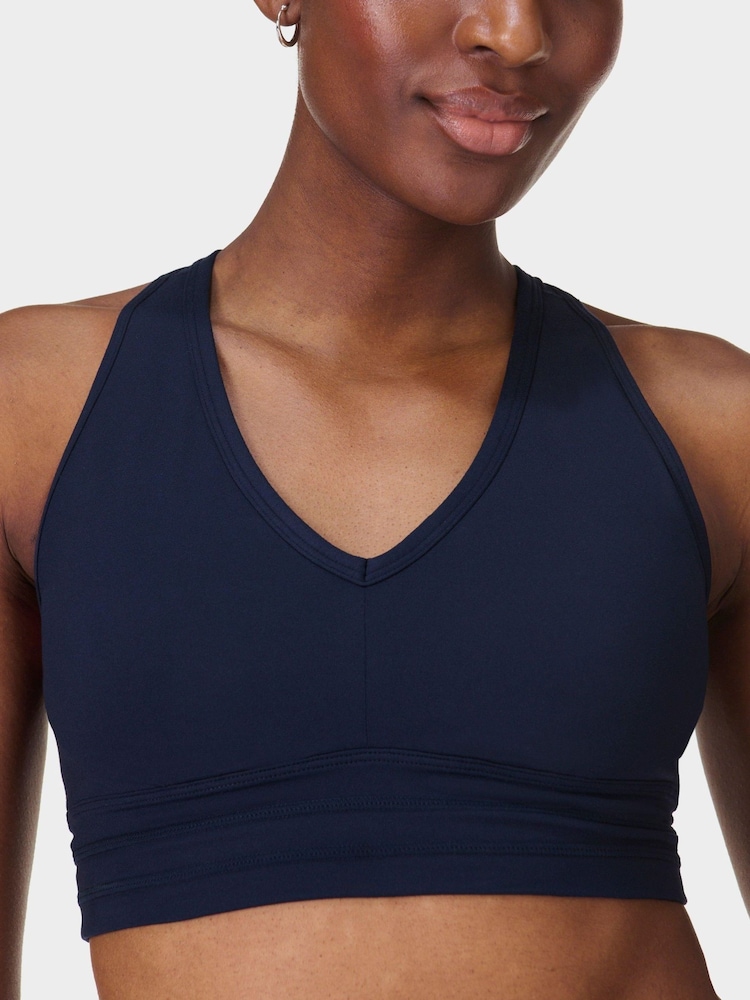 Sweaty Betty Blue Gaia Yoga Bra - Image 2 of 7