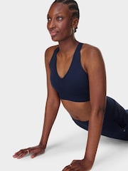 Sweaty Betty Blue Gaia Yoga Bra - Image 6 of 7